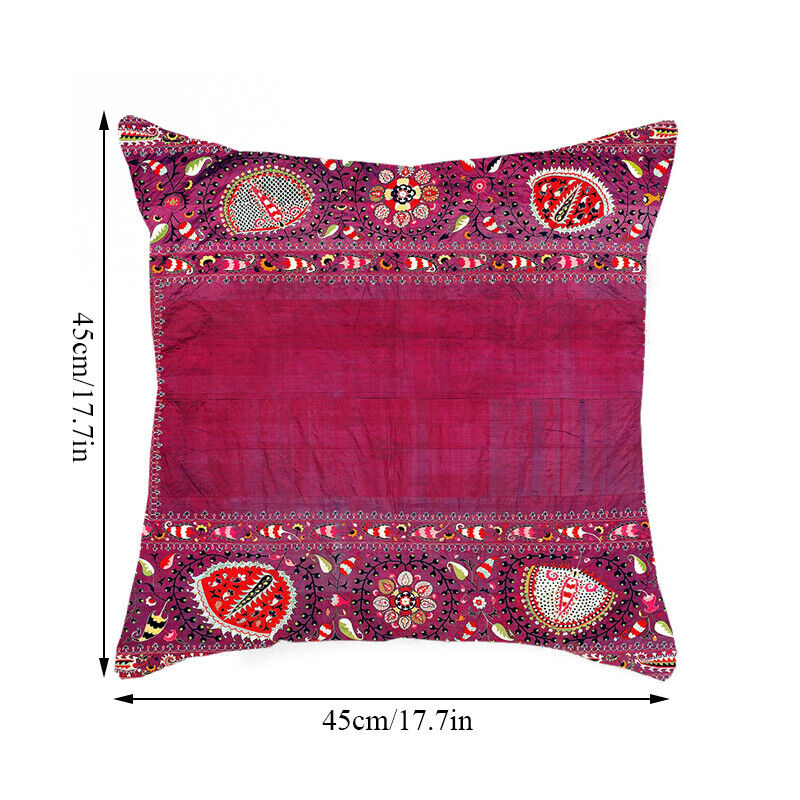 Ethnic Boho Mandala Print Linen Throw Pillow Cover Sofa Pillow Cover Home Decor # Karnz