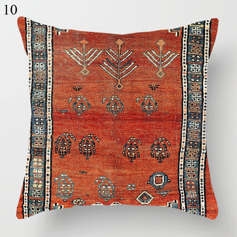 Ethnic Boho Mandala Print Linen Throw Pillow Cover Sofa Pillow Cover Home Decor # Karnz