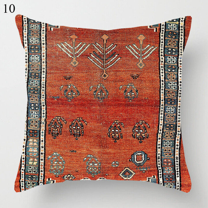 Ethnic Boho Mandala Print Linen Throw Pillow Cover Sofa Pillow Cover Home Decor # Karnz