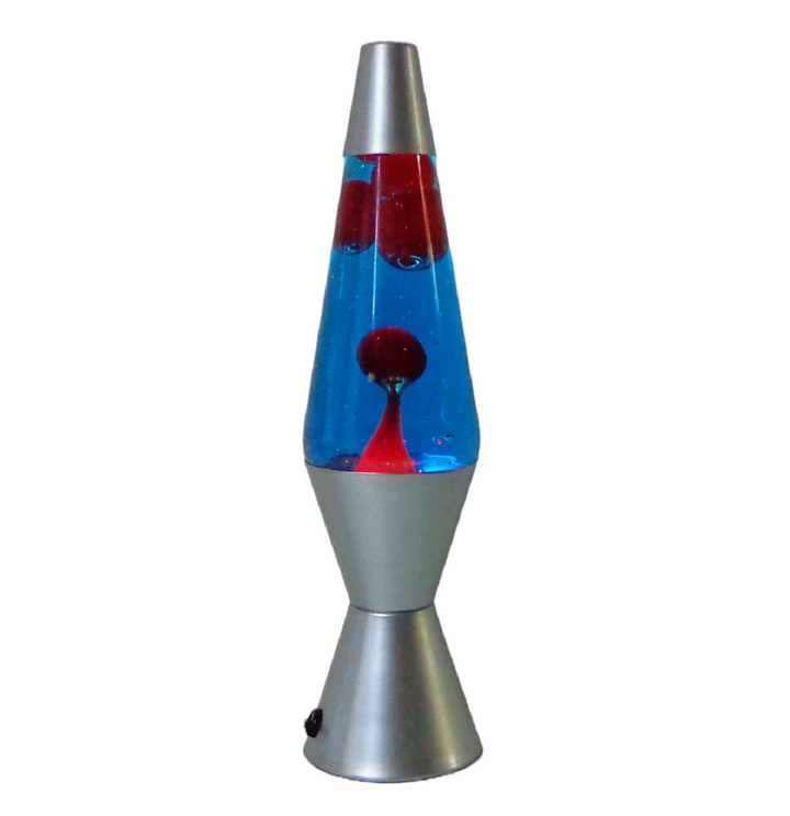 Retro Lava Lampe - Friedliche Bewegung Wachsflüssigkeit Entspannung Licht Geschenk Karnz