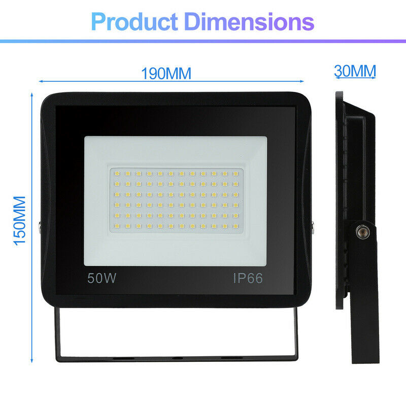 LED Fluter mit Stativ Baustrahler 2X50W Kaltweiß | Karnz