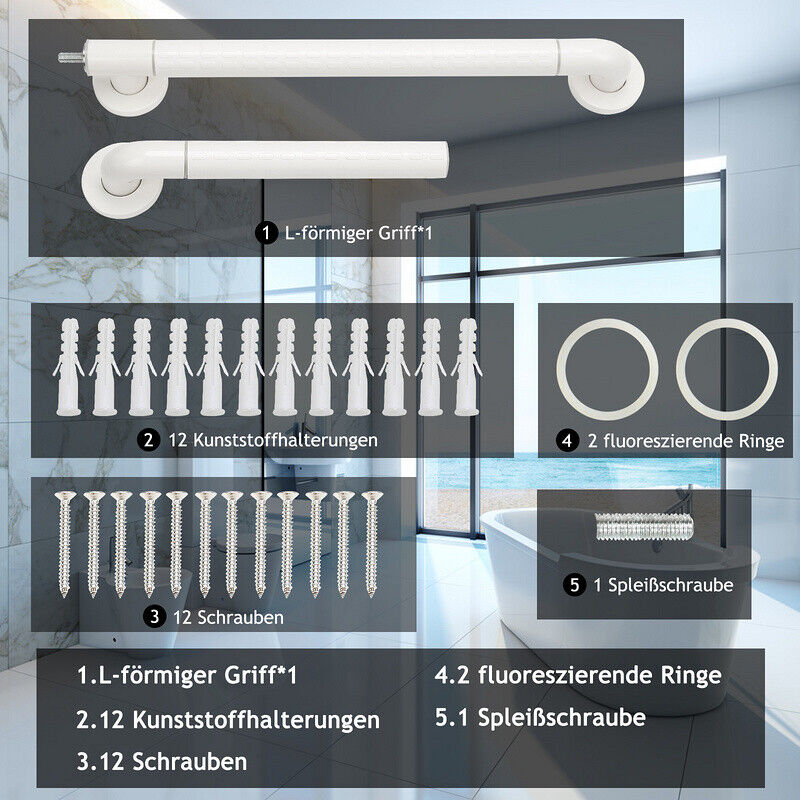 Haltegriff Badewannengriff Griffstange Duschgriff | Karnz
