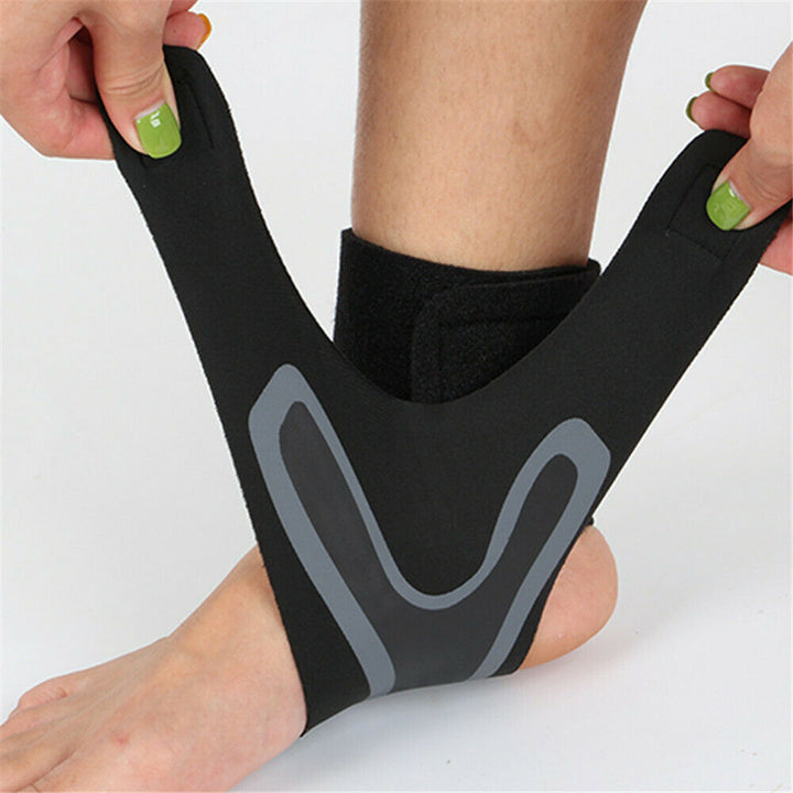 Knöchelbandage zur Schmerzlinderung – verstellbar für alle Fuß- und Knöchelgrößen – geeignet zum Tragen mit Schuhen/Socken – Wanduhru