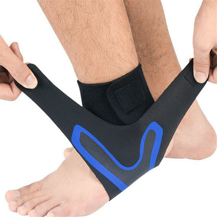 Knöchelbandage zur Schmerzlinderung – verstellbar für alle Fuß- und Knöchelgrößen – geeignet zum Tragen mit Schuhen/Socken – Wanduhru