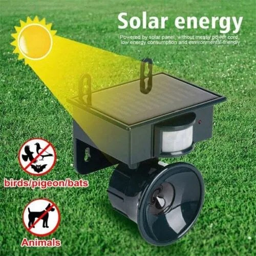 Solar Tierabwehr mit Ultraschall & Bewegungsmelder | Karnz