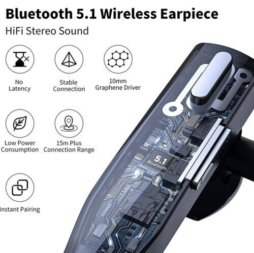 Drahtloses Bluetooth-Ohrhörer mit langer Akkulaufzeit und Geräuschunterdrückung | Karnz