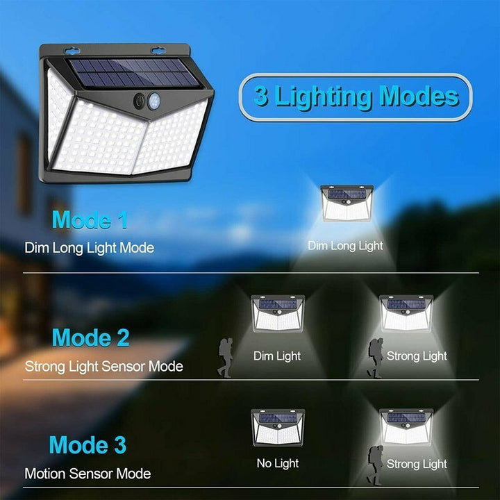 Ultra Solarbetriebene Bewegungsmelder Lampe | Karnz