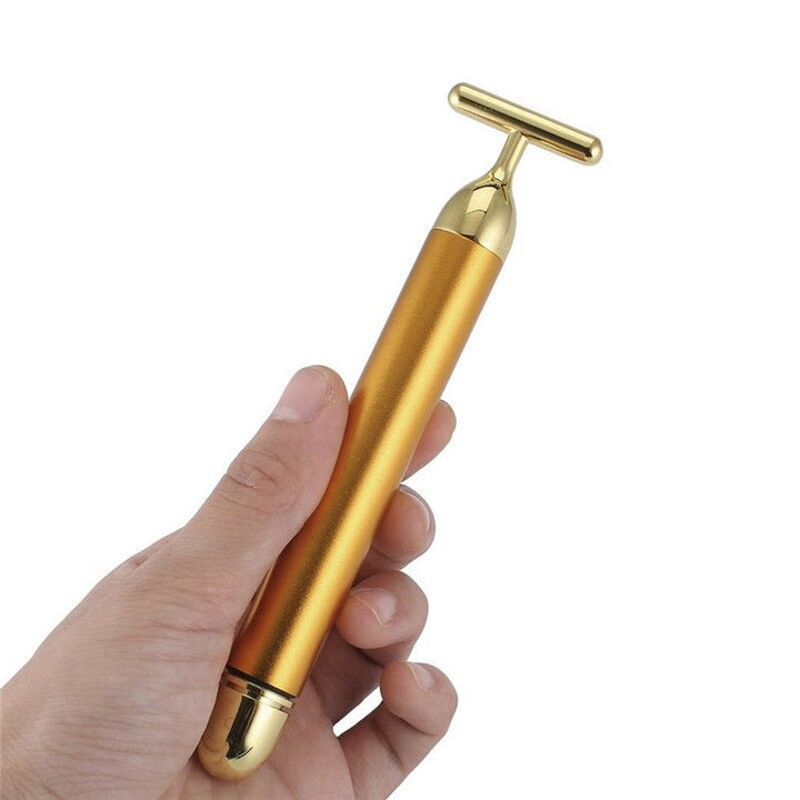 Karnz | Energy 24K Gold T Beauty Bar Gesichtsroller-Massagegerät