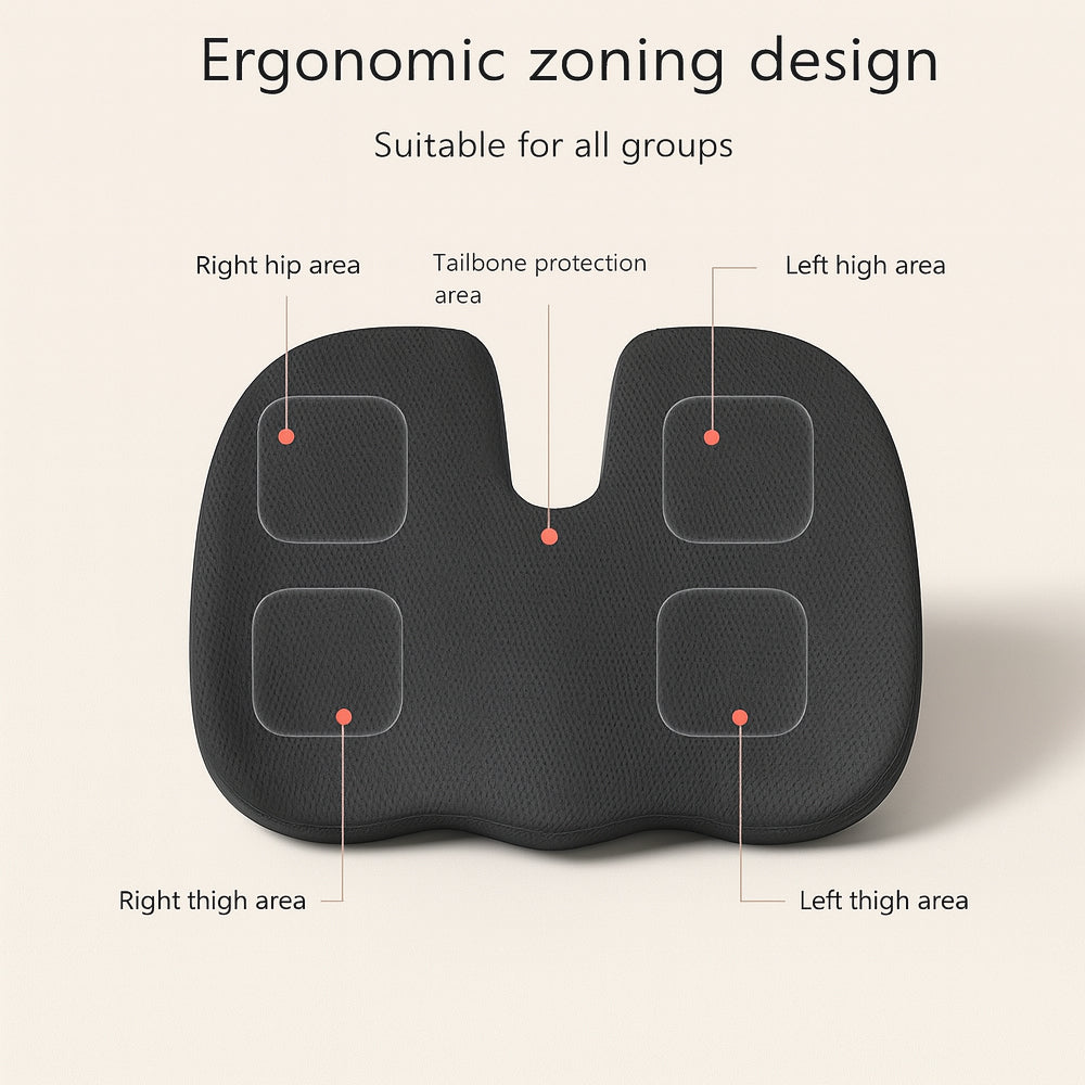 Ergonomisches Sitzkissen aus Memory Foam | Karnz