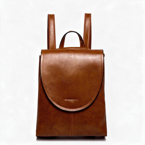 Sandsberg Rucksack Damen – Lederoptik, 30 × 25 × 12 cm, 4 Farben