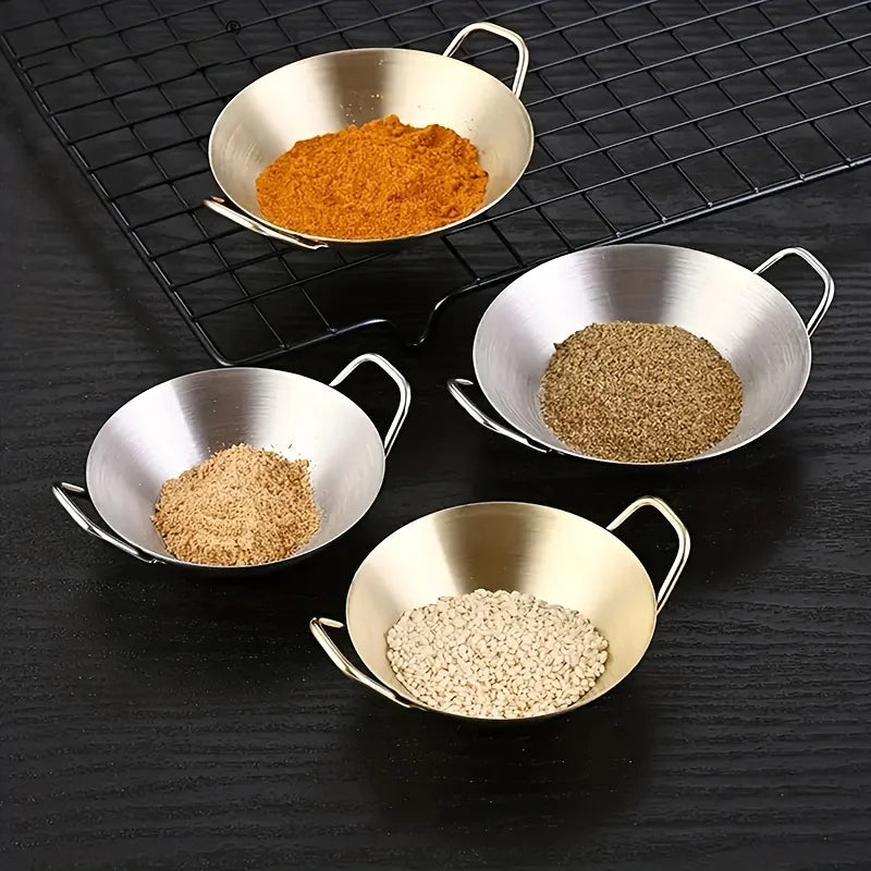 Sauce Dipping Bowl Edelstahl Dipping Cups Runde Sauce Schalen | Karnz
