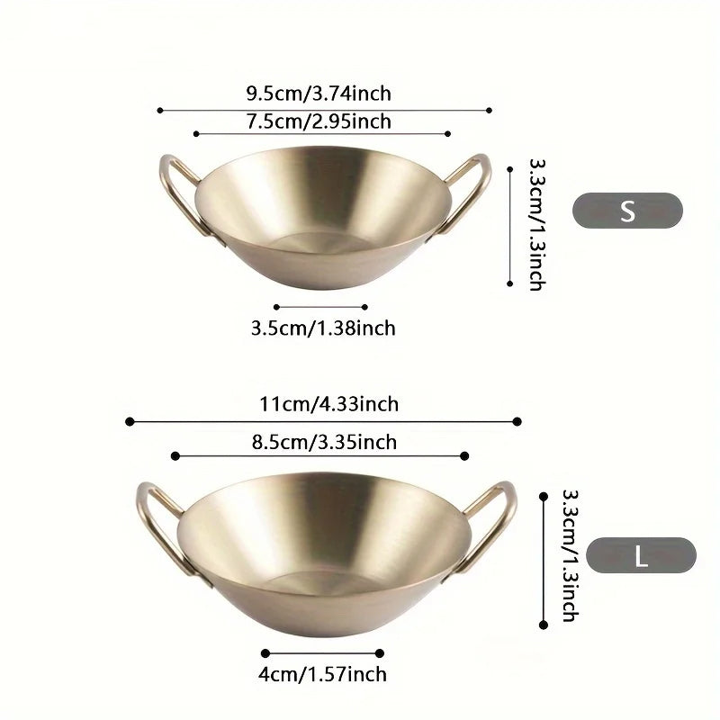 Sauce Dipping Bowl Edelstahl Dipping Cups Runde Sauce Schalen | Karnz