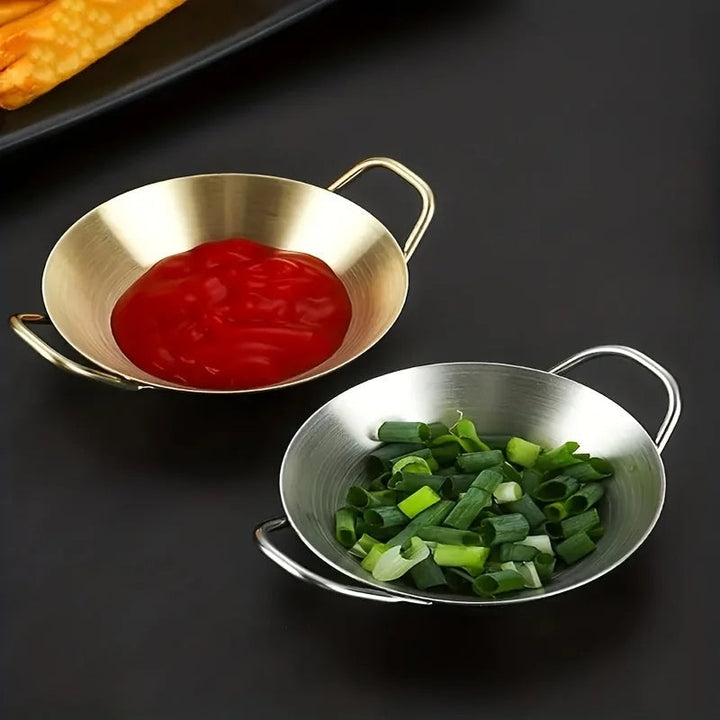 Sauce Dipping Bowl Edelstahl Dipping Cups Runde Sauce Schalen | Karnz