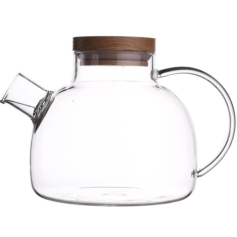 Skandinavisches Glas-Teekannen-Set