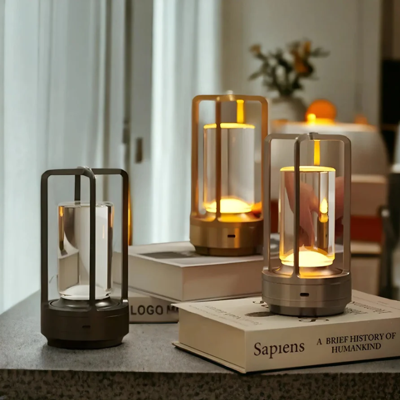 Skandinavische kabellose LED-Tischleuchte - NordicaGlow