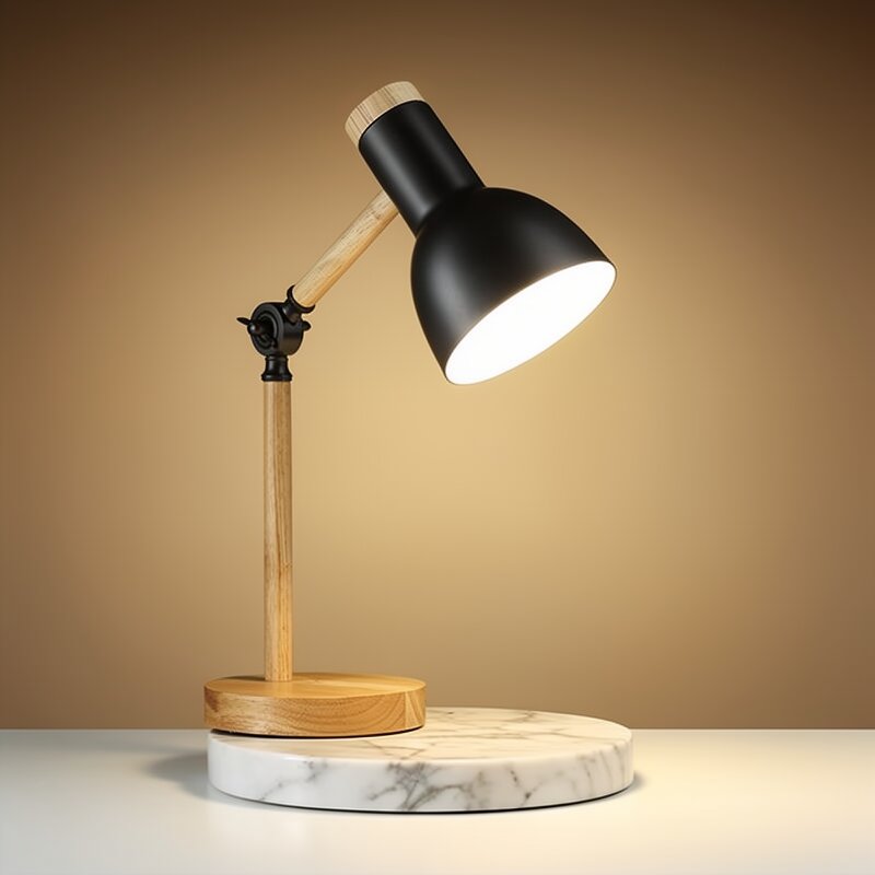 HoutLicht Tischlampe für Schreibtisch | Karnz