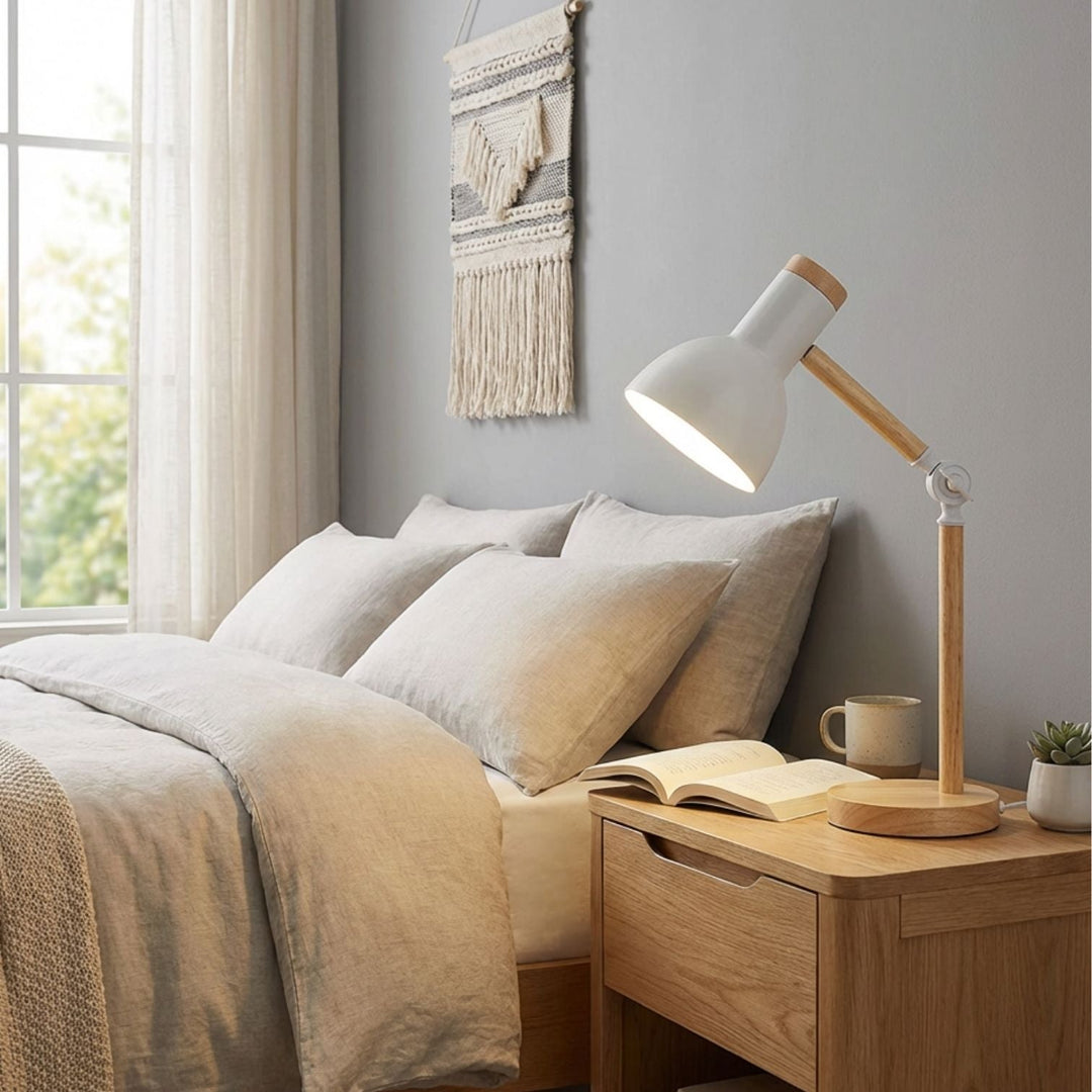 HoutLicht Tischlampe für Schreibtisch | Karnz