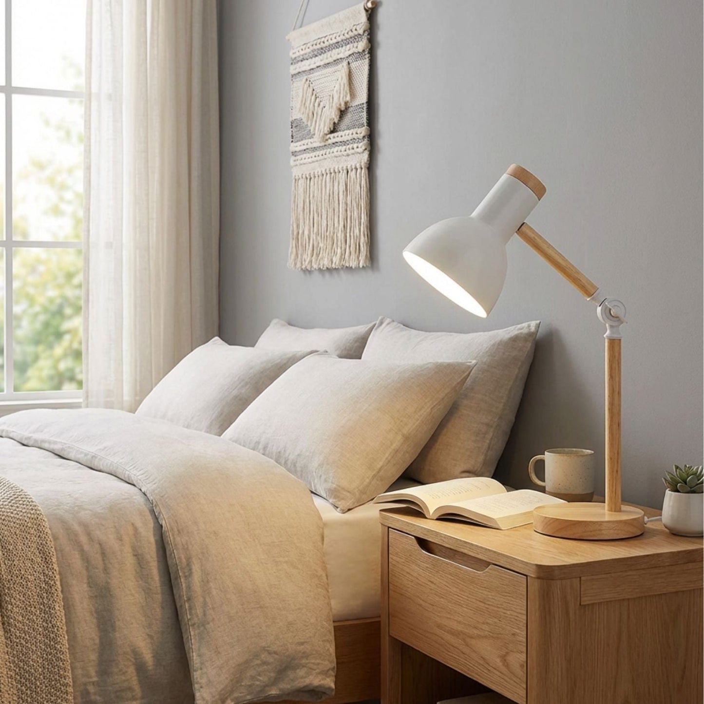 HoutLicht Tischlampe für Schreibtisch | Karnz