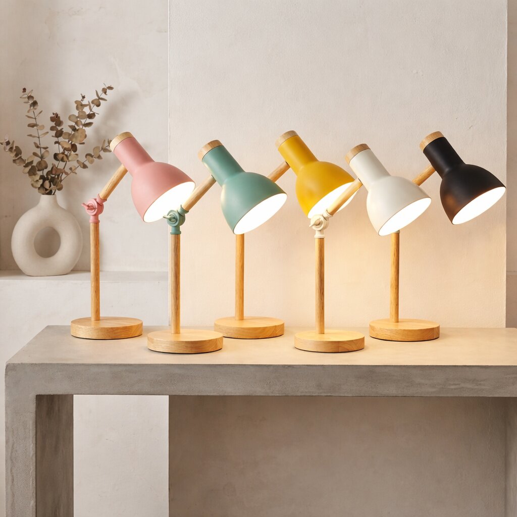 HoutLicht Tischlampe für Schreibtisch | Karnz