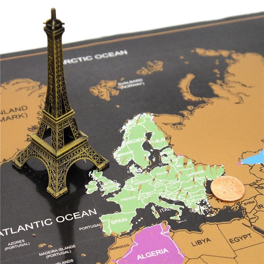 Scratch Off Weltkarte Poster | Karnz