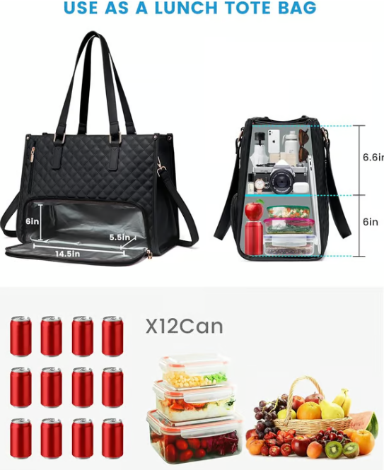 Isolierte Laptop & Lunch Tasche | Karnz