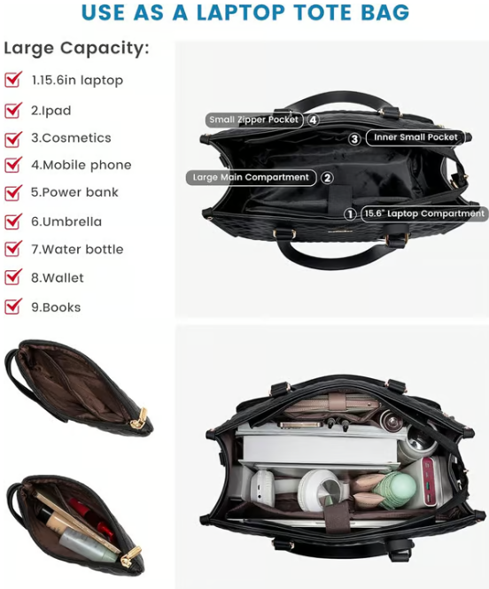 Isolierte Laptop & Lunch Tasche | Karnz