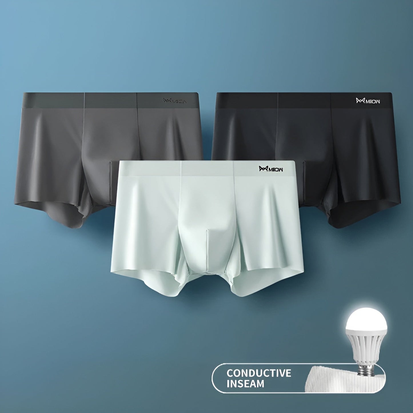 Nahtlose Herren-Boxershorts - Leo