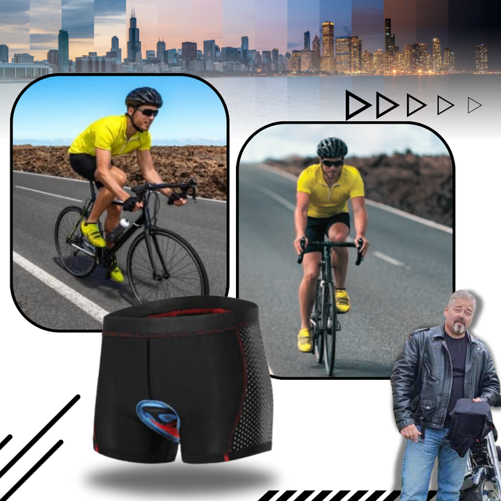 Karnz | Nahtlose gepolsterte Radlerhose