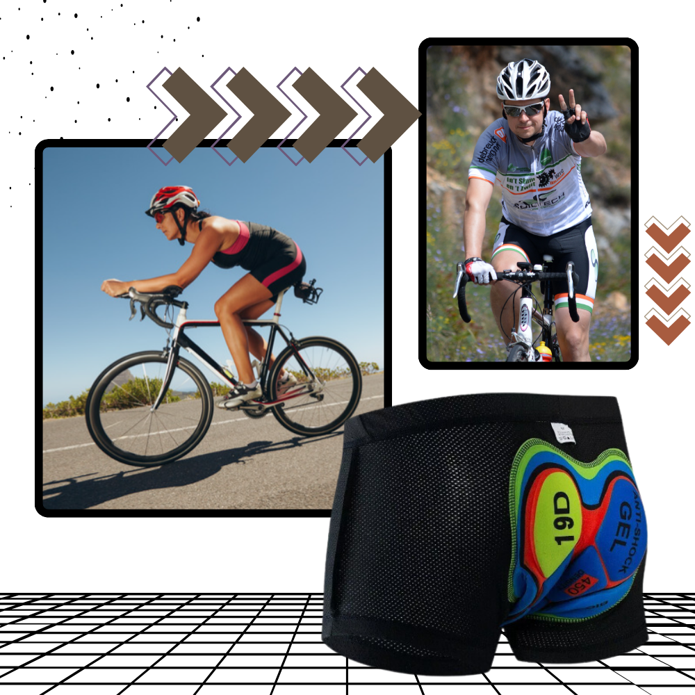Karnz | Nahtlose gepolsterte Radlerhose