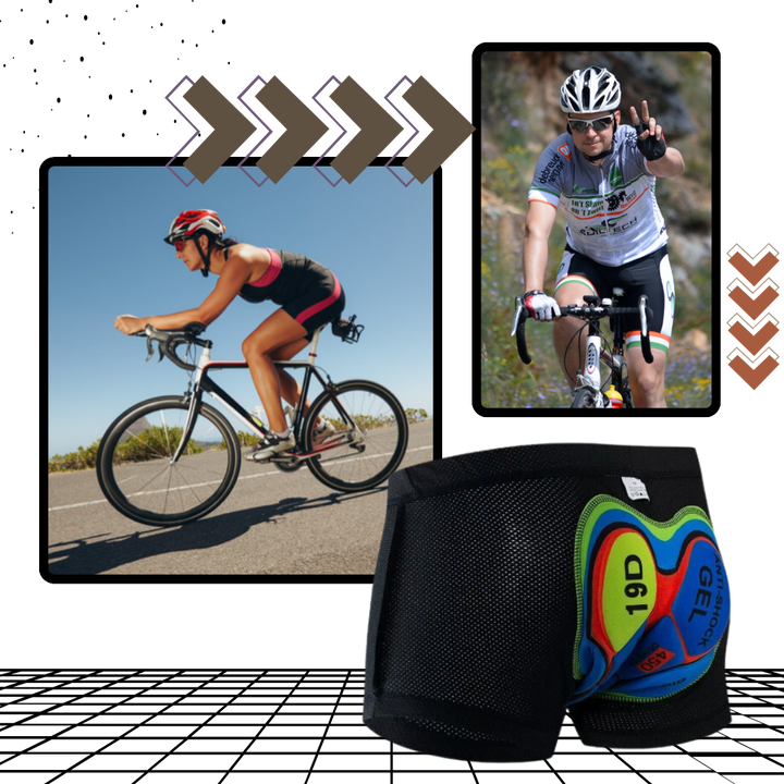 Karnz | Nahtlose gepolsterte Radlerhose