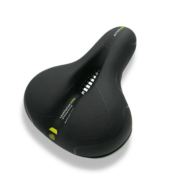 Fahrradsattel mit Gelkissen und Stoßdämpfung