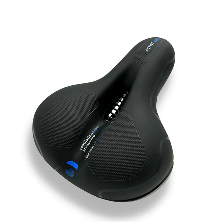 Fahrradsattel mit Gelkissen und Stoßdämpfung