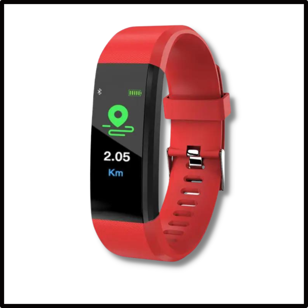 Sandsberg | Senior Smartwatch – Basis-Fitness-Tracker mit Schrittzähler, Herzfrequenzmesser & benutzerfreundlichem Design