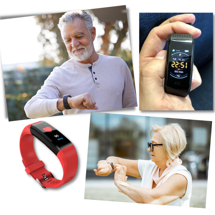 Karnz | Senioren Smartwatch | Herzfrequenz & Blutdruck immer im Blick