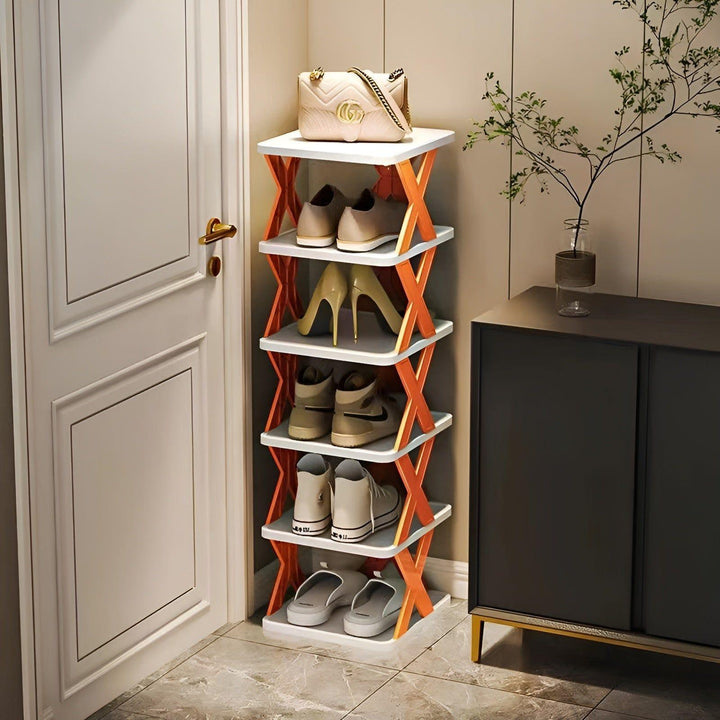 FlexiRack Schuhregal – Multifunktionales, mehrlagiges, faltbares Schuhregal