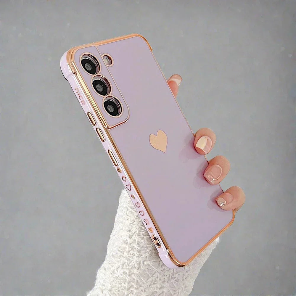 Samsung-Handyhüllen | Luxuriös, schockresistent, plattierte quadratische Hülle