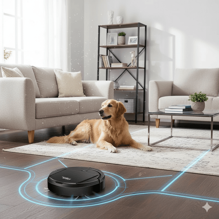 SILENTDUST – Intelligenter Saugroboter mit ultraleiser Reinigung und HEPA-Filterung