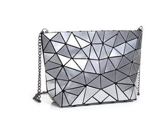 Abstract Geometric Matte Schultertasche | Karnz