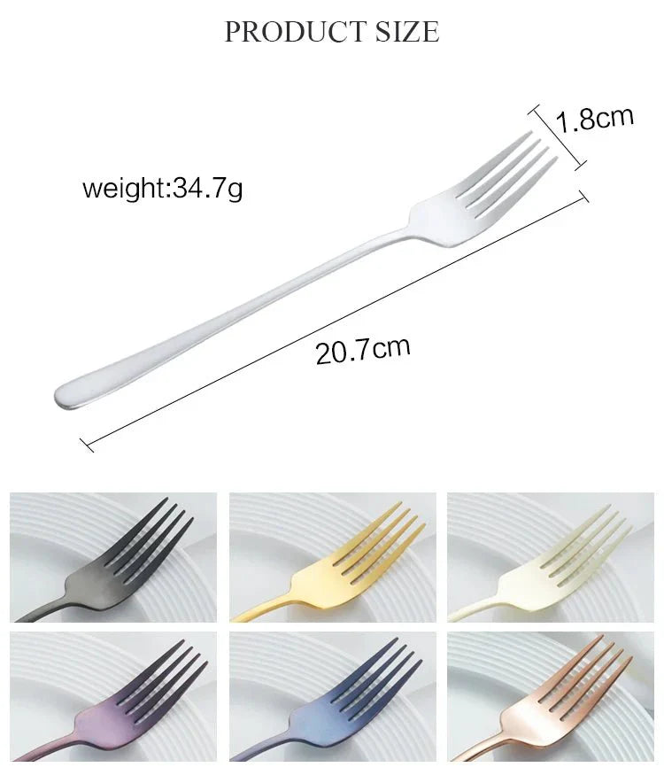 Silvéra – Elegante Essgabel, robustes, plattiertes Edelstahlbesteck
