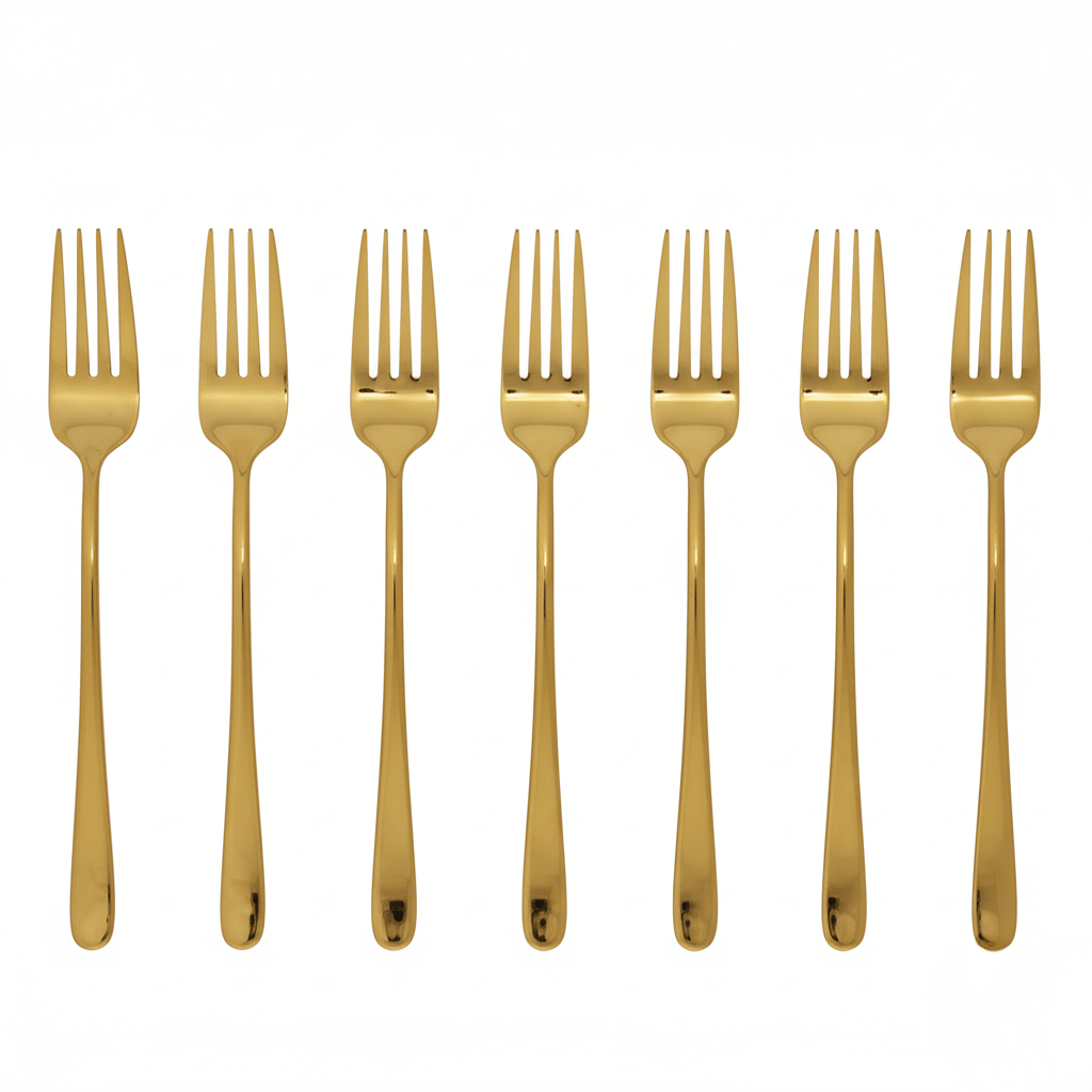 Silvéra – Elegante Essgabel, robustes, plattiertes Edelstahlbesteck