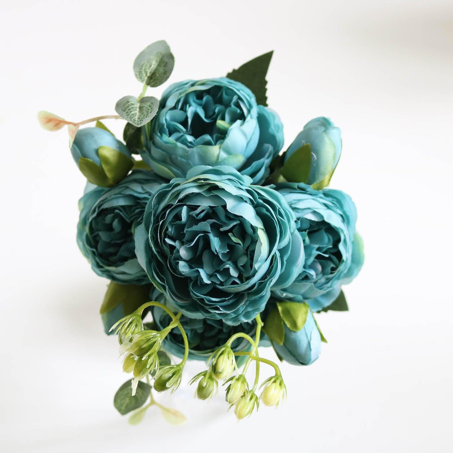 Elegante Pfingstrose Träume - Premium Künstlicher Blumenstrauß