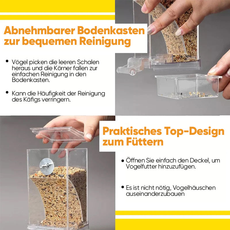Automatischer, auslaufsicherer Vogelfutterspender | Karnz