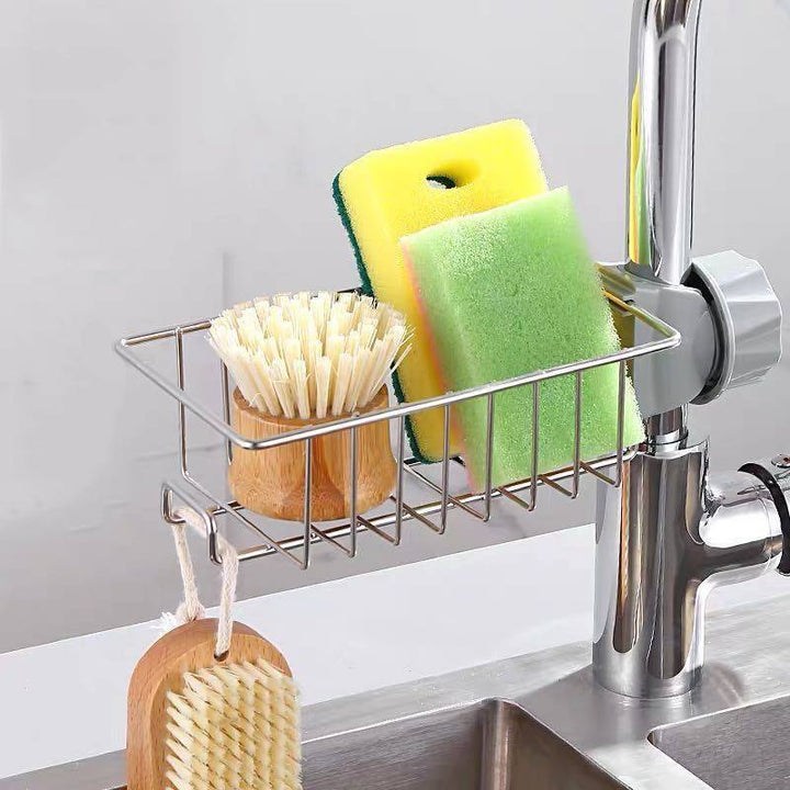 Sink Abflussregal Aufbewahrung Wasserhahn Halter Seifengitter Regal Korb | Karnz