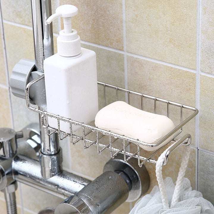 Sink Abflussregal Aufbewahrung Wasserhahn Halter Seifengitter Regal Korb | Karnz