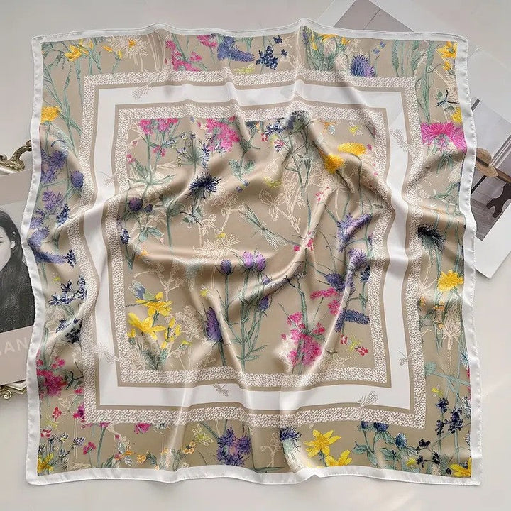 Karnz | Retro Korean Style Kunstseide Schal