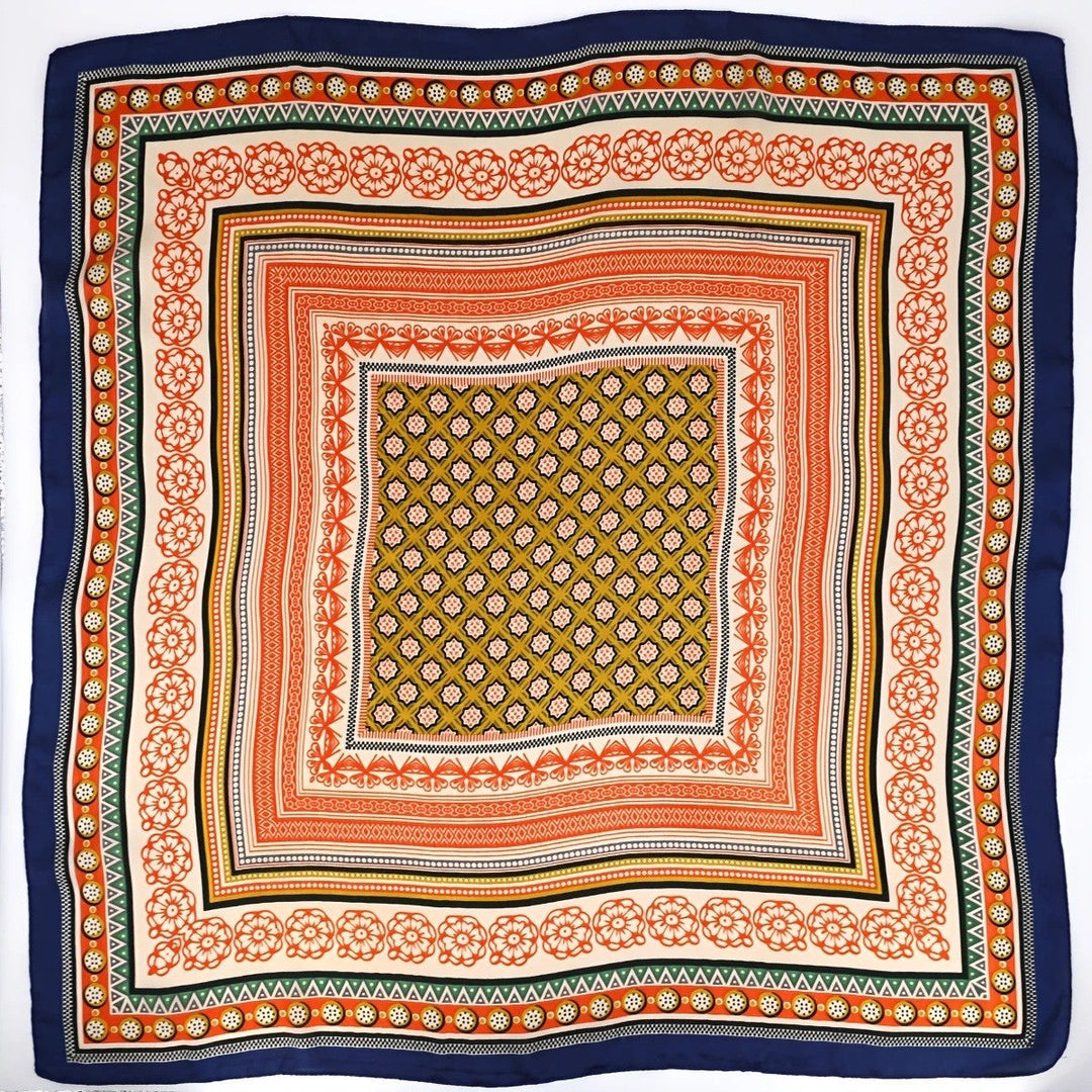 Karnz | Retro Korean Style Kunstseide Schal