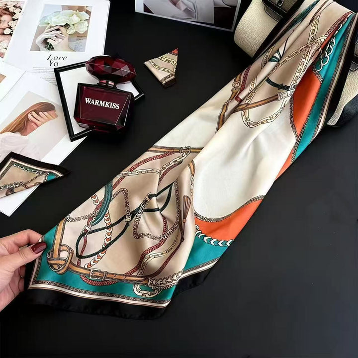 Karnz | Retro Korean Style Kunstseide Schal