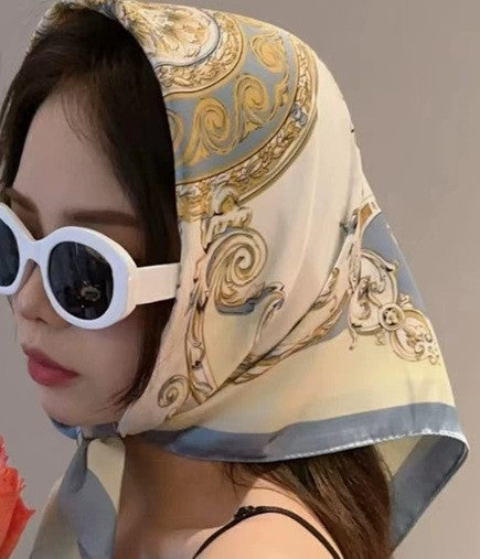 Karnz | Retro Korean Style Kunstseide Schal
