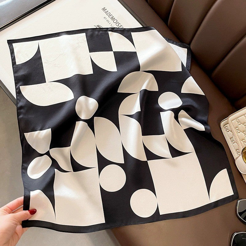 Karnz | Retro Korean Style Kunstseide Schal