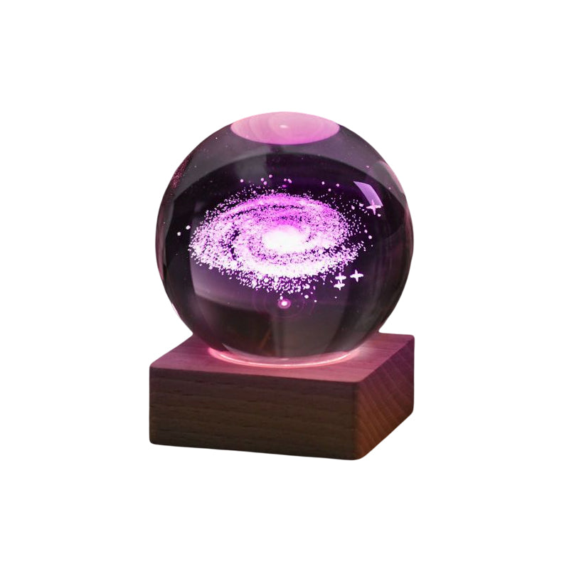 3D Galaxy Kristallball Nachtlicht | Karnz